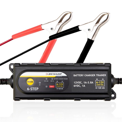 [871125215310] DUNLOP Smart Charger 3.8A 6/12V