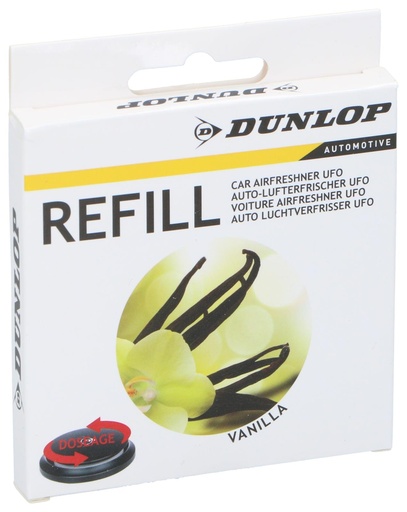 [871125249709] DUNLOP Air Freshener UFO Refill Vanilla
