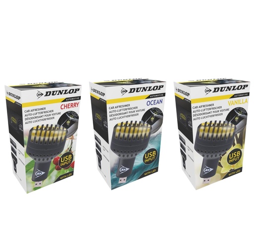 [871125226638] DUNLOP USB Air Freshener 20% Fragrance Oil