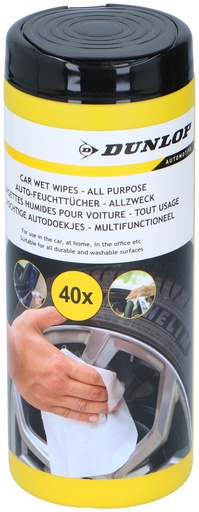 [871125226809] DUNLOP Car All Purpose Wet Cleaning Wipes