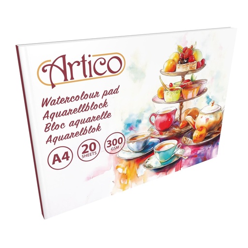 [871125242468] ARTICO Watercolour Pad A4 20 Sheets 300gsm