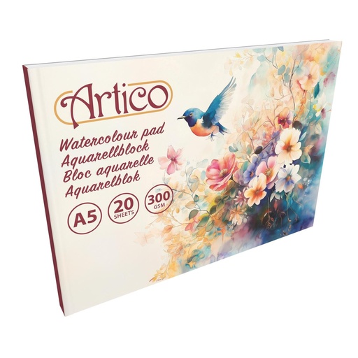 [871125242469] ARTICO Watercolour Pad A5 300gsm 20 Sheets