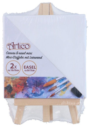 [871125234746] ARTICO Mini Canvas With Easel 10x10cm