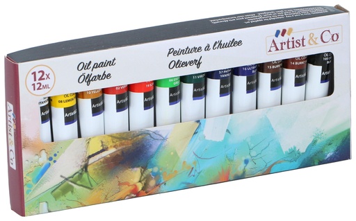[871125239939] ARTICO Oil Paint 12ml for Artists