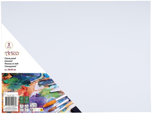 [871125242460] ARTICO Canvas Panel 30x40cm for Painting
