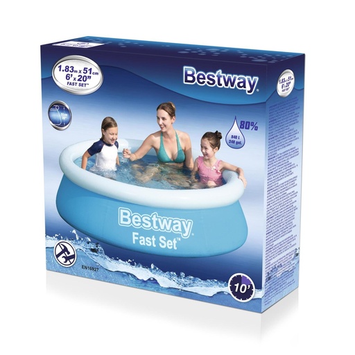 [694213896763] BESTWAY Inflatable Pool 183x51cm