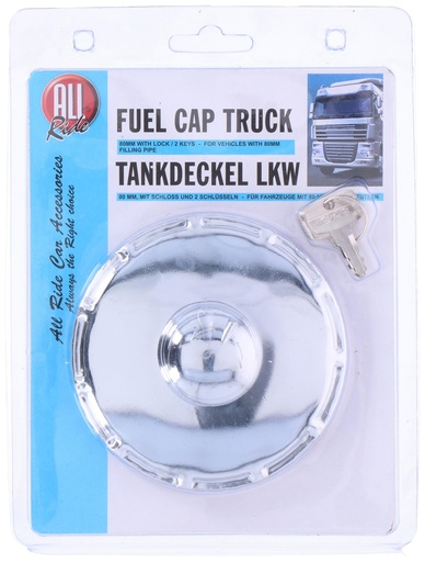 [871125200014] ALL RIDE Fuel Cap 80mm With Lock