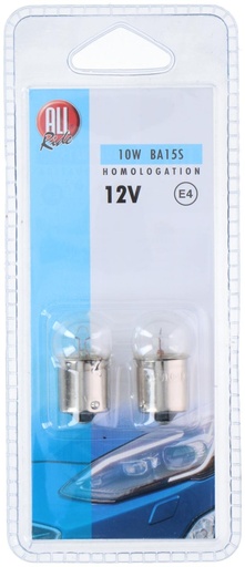 [871125228569] ALL RIDE Car Bulb 12V BA15S 10W E4