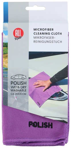 [871125233670] ALL RIDE Microfiber Cloth Polish 35x35cm 200gsm