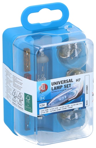 [871125200735] ALL RIDE Universal Car Light Set 12V H7