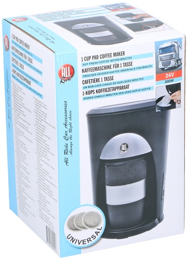 [871125239155] ALL RIDE Coffee Maker 1 Cup 24V 300W