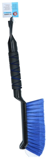 [871125227212] ALL RIDE Ice Scraper With Brush Blue 40.5cm