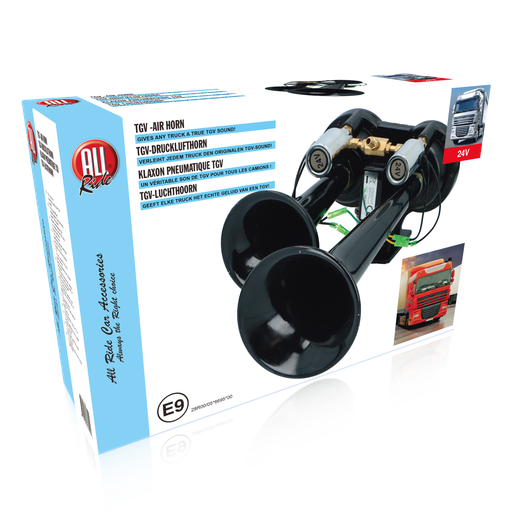 [871125230349] ALL RIDE Air Horn TGV 24V E9