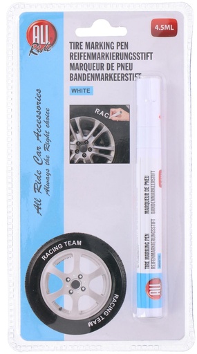 [871125213116] ALL RIDE Tire Marking Pen White 4.5ml