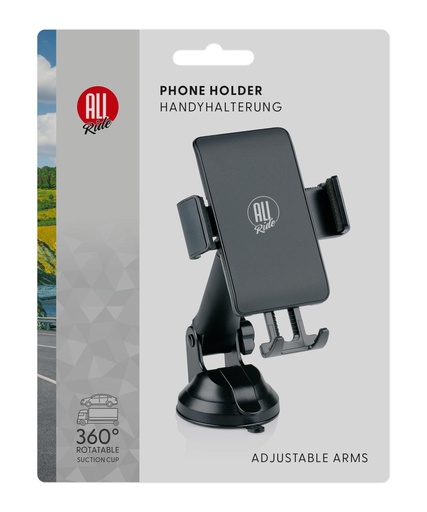 [871125233272] ALL RIDE Universal Car Phone Holder Black