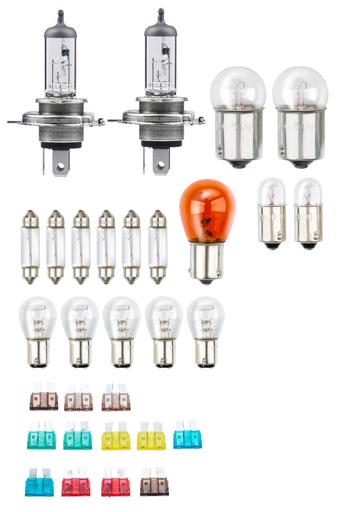 [871125243725] ALL RIDE Car Bulb Set H4 12V