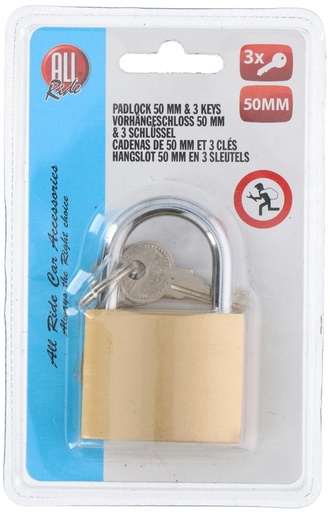 [871125204178] ALL RIDE Safety Padlock 50mm