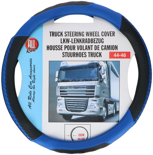 [871125217695] ALL RIDE Steering Wheel Cover Blue/Black 44-46 cm