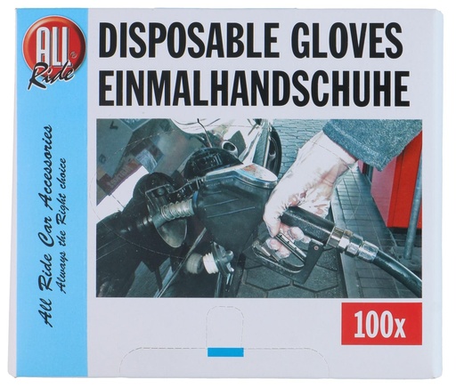 [871125299018] ALL RIDE Disposable Gloves 29x26cm