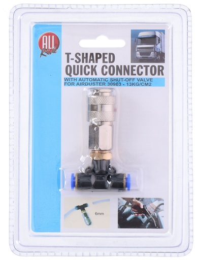 [871125230339] ALL RIDE T-Shaped Quick Connector 6mm