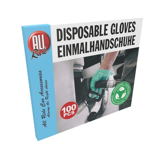 [871125247357] ALL RIDE Biodegradable Disposable Gloves