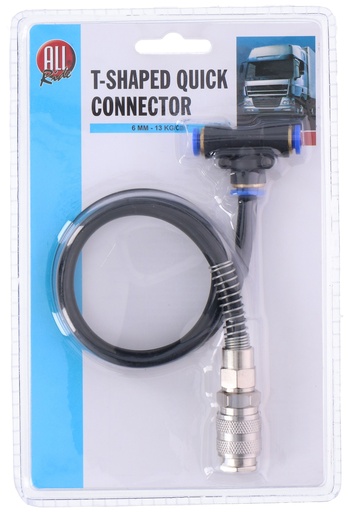 [871125234482] ALL RIDE T-Shaped Connector with Hose 50cm 13kg/cm2