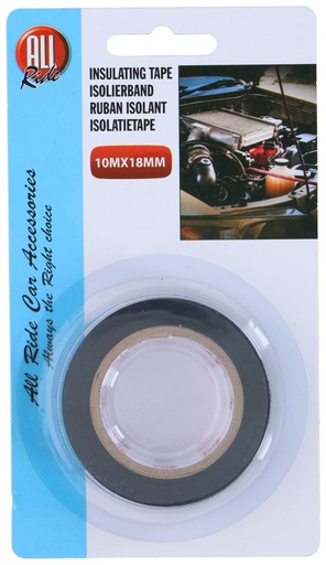 [871125204238] ALL RIDE Insulating Tape Black 18mm x 10m