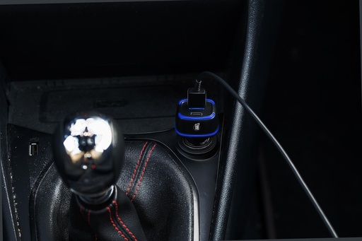 [871125224718] ALL RIDE Car Charger USB A + USB C 5V/2.4A PD 18W