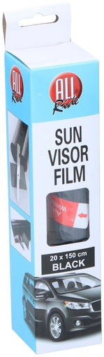 [871125276396] ALL RIDE Sun Visor Film 20x150cm Black