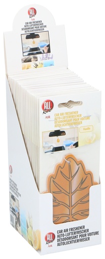 [871125285285] ALL RIDE Air Freshener Card Vanilla