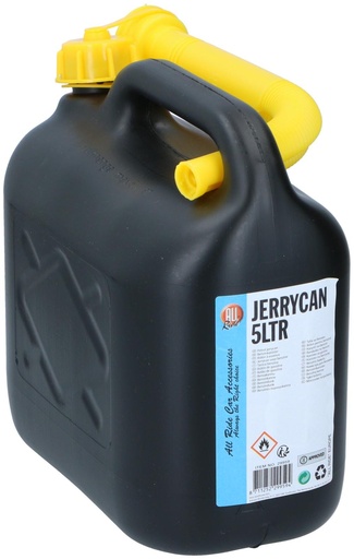 [871125229959] ALL RIDE Jerrycan 5 Litre with Spout Black