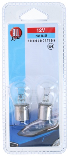 [871125228568] ALL RIDE Car Bulb 12V BA15S 21W E4