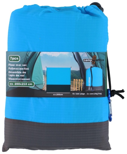 [871125250312] CAMP ACTIVE Camping Floor Mat 200x210cm