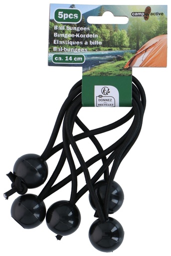 [871125250305] CAMP ACTIVE Ball Bungees 14cm