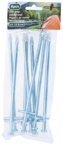 [871125250300] CAMP ACTIVE Tent Pegs 17.5 cm