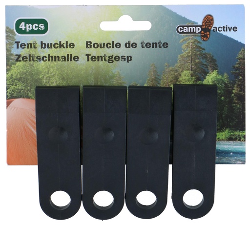 [871125250306] CAMP ACTIVE Tent Buckle Black