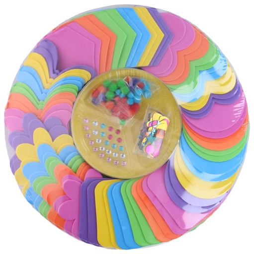 [871125255979] CREATIVE KIDS Craft Set Heart Shapes