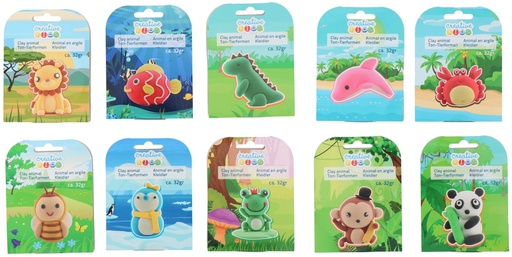 [871125216861] CREATIVE KIDS Clay Animal DIY 30g