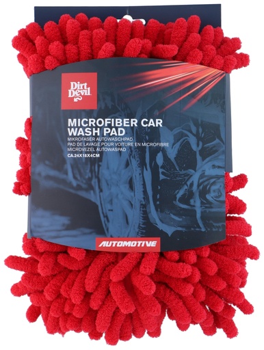 [871125234664] DIRT DEVIL Car Wash Pad 220x170x33mm Red