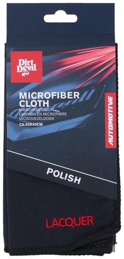 [871125234640] DIRT DEVIL Microfiber Polish Cloth 40x40cm 200gsm