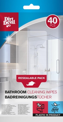 [871125249560] DIRT DEVIL Bathroom Cleaning Wipes