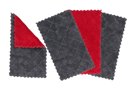 [871125234171] DIRT DEVIL Coral Velvet Cleaning Cloth 27x16cm 4-Pack
