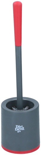 [871125249516] DIRT DEVIL Toilet Brush with Holder 41cm Soft Handle