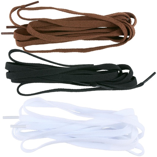 [871125242406] DIRT DEVIL Flat Shoelace Assortment 120cm