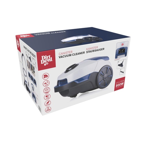 [871125247539] DIRT DEVIL Vacuum Cleaner 2.5L 800W 230V