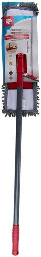 [871125255936] DIRT DEVIL Chenille Mop 44.5x13x82-134cm