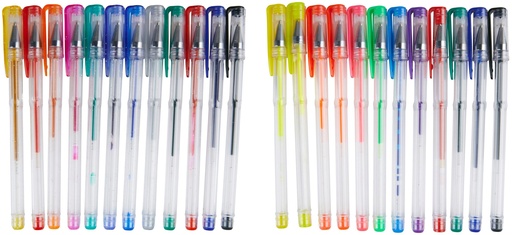 [871125242132] EDDY TOYS Gel Pen Kids Neon Glitter Basic Colours