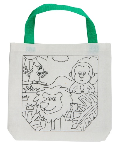 [871125234195] EDDY TOYS Kids Canvas Bag to Colour In