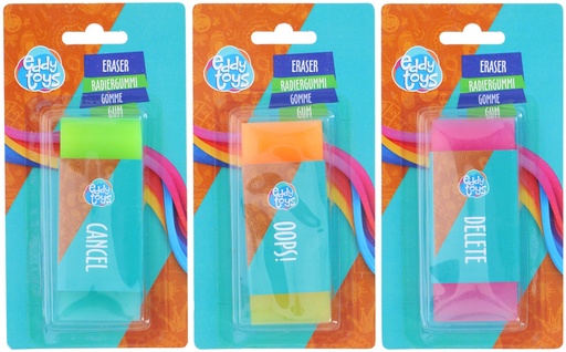 [871125234198] EDDY TOYS Kids Eraser Medium 10x4.3cm
