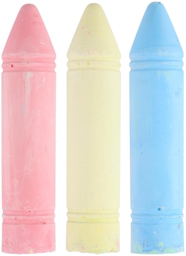 [871125230019] EDDY TOYS Sidewalk Chalk XL 19x4x4cm